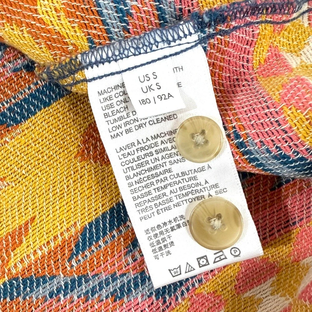 Urban Outfitters Mens Small Pre-Owned Southwestern Aztec 100% Cotton Shirt - Picture 12 of 14